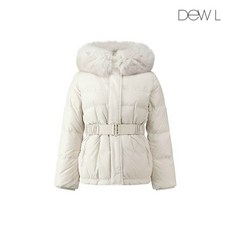 듀엘 [듀엘] 벨티드 폭스퍼 구스다운 LE_L224PSG032