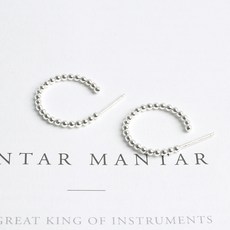 실버볼링귀걸이