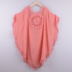 느슨한 해바라기 커버 업 섹시 할로우 수영복 비치 임산부 여름 수영복 비치웨어 Sun Protection Shirt 202