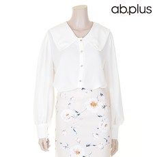에이비플러스 로맨틱 세일러카라 블라우스