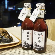 전통방식 꼬마참기름 통참깨 무첨가 선물포장 참기름 1개 350ml