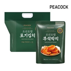 피코크 조선호텔 포기김치 4kg + 무석박지 1kg (총 5kg), 단품