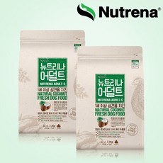 뉴트리나 강아지사료 1세이상 닭고기맛 2.1KG 2개, 단품