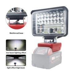 보라미 밀워키 전동공구 전기 토치 스포트라이트 18 LED 비상 조명 리튬 M18 20V 배터리용 휴대용 다목적 2800LM 3 인치 a, 1개