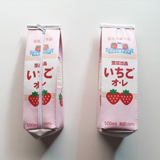 우유모양필통