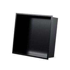 벽 스테인레스 스틸 벽 캐비닛의 욕실 샤워 벽 틈새, 검은색, 32cmx32cmx12.5cm