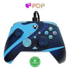 PDP 스페이스 더스트 번들 팩 Xbox 시리즈 XS One 및 Windows 1011 PC용 리매치 글로우 고급 유선 컨트롤러 AIRLITE 헤드셋 Xbox용 라이센스, 블루 타이드 (어둠 속에서 빛남), 블루 타이드 (어둠 속에서 빛남), 블루 타이드 (어둠 속에서 빛남)