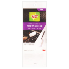 스카치브라이트 올인원 차량용 먼지브러쉬 세트, 4개