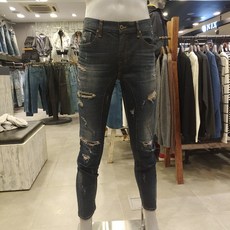 버커루 틴브러쉬 워싱 청바지 긴바지