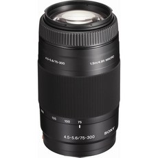 Sony 75-300mm f4.5-5.6 Compact Super Telephoto Zoom Lens for Sony Alpha Digital SLR Camera PROD11002, 상세 설명 참조0
