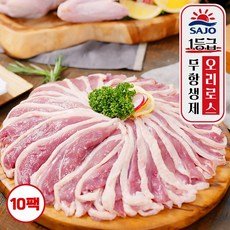 사조원 국내산 무항생제 1등급 오리로스 150g x 10팩, 10개