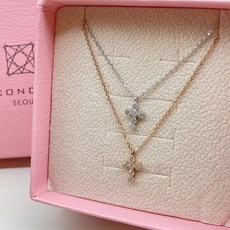 미니큐빅목걸이