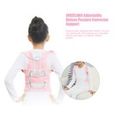 walfront jorzilano 분홍색 조절 가능 unisex 자세교정기 교정용 지지스탠드 허리부받이 벨트 자세교정 벨트, 상세페이지 참조