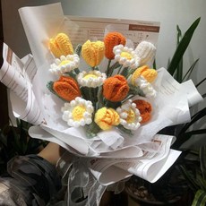 코바늘꽃브로치