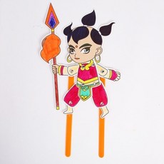 알뜰살림 이벤트게임 삼국 손 깨달음 G 에어 외지인 그림자 W촬영 천영화나 연극 교구 상아 애니메이션 수업 가죽 백록, 레드 애 ( 6색깔 네임펜 )