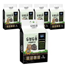 테비 두부두부 스폐셜에디션 진공 고양이두부모래, 녹차, 5개, 7L
