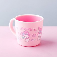 마이멜로디 캐릭터 더블컬러 프라임 핸들컵 물컵 578056, 1개