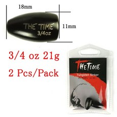  텅스텐 싱커 봉돌 thetime 116 1 온스 텍사스캐롤라이나 리그 무게 1.8 28g 리그 베이스 낚시, 다중, 1개 