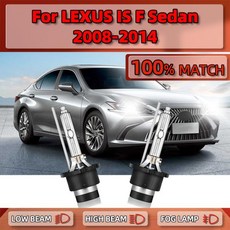 렉서스 IS F 세단 2008 2014 35W D4S HID 크세논 라이트 전구 20000LM 6000K 12V 2 개, 한개옵션1, 01 Xenon Headlight 2PCS
