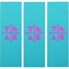 프리미엄 그래픽 핑거보드 그립 테이프 핑크 티크 로고 에디션 3 시트, 상세페이지 참조