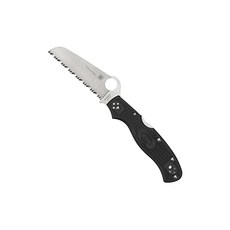 스파이더 코 (Spyderco) 구조 블랙 블루 라인 웨이브 블레이드 C14FSBKBL3 총 길이 : 211mm