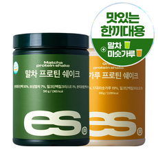 ES 이츠스포츠 말차+미숫가루 식물성 프리미엄 데일리 프로틴 쉐이크, 1세트, 1020g