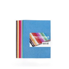 star starred 많이 두꺼운 21컬러 반짝이 펄 종이 (Glitter Cardstock), 300g A5 42매