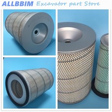 World Excavator Parts 에어 필터 엘리먼트 W2158 2258 22607 22397 22458 Assembly 액세서리, 1개
