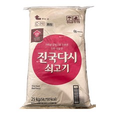 대상 청정원 쇠고기 진국다시 업소용 대용량 25kg 포, 1개