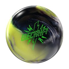 스톰 일렉트리파이 솔리드 볼링공 10lb, Black/Silver/Yellow, 10lbs