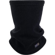 281Z Winter Warmer 넥 게이터 - 밀리터리 아웃도어 스포츠 - 폴라텍 써멀 프로 플리스 튜브 스카프 모스 그린., 블랙