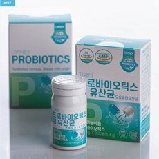[지웨이] 프로바이오틱스 생유산균 180mgx30캡슐 5.4g x2