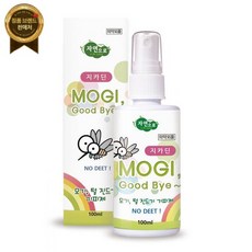 자연으로 [의약외품] 굿바이모기 100ml (지카딘액) 모기 털 진드기 기피제 DEET 살충제 성분 없음