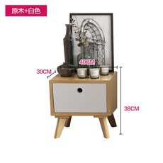 DIPYLON TV거실장 북유럽 일본식 TV 테이블 콤보 작은 거실 원목 TV박스 모던 심플하고 가벼운 캐비닛, 칠인+화이트 단장