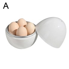 전자 레인지 계란 요리 도구 스티머 보일러 쿠커 4 쉬운 빠른 부드러운 주방 5 용량 하드 또는 분 T R0M3, 4Egg, 1개