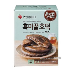 큐원 흑미 꿀호떡믹스 400g, 3개