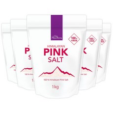  네이처모닝 히말라야 핑크솔트 가는소금 1kg 5개  상품 이미지