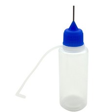 10pcs 15ml 플라스틱 Dropper 병 금속 바늘 모자 빈 컨테이너 에센셜 오일 액체 약병, 파란색 캡이 있는 15ml, 10개