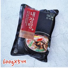 다모아식품 모아네 내장탕 600gX5개 특별한 술안주 간편조리 국 찌개 탕 캠핑 여행 밀키트 자취생 반찬 식사 냉동식품, 600g, 5개