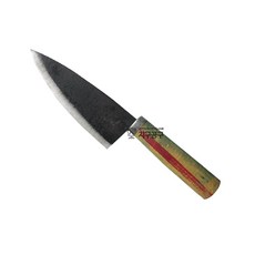 무지개 칼 소 중 대 무쇠 특수강 단조 산업용 현장 나무손잡이, 무지개 칼(소), 1개