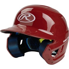  Rawlings MACH 야구 배팅 헬멧 주니어 매트 스칼렛, Gloss Cardinal 