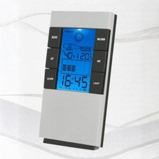 ALC709568디지털 생활잡화 온도계 블루 탁상시계