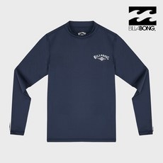 빌라봉 [공식] 키즈 1973 아치 웨이브 루즈핏 래쉬가드 DARK GREY HEATHER