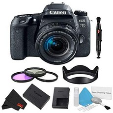 Canon EOS 77D DSLR Camera 18-55mm Lens Bundle w 3 Piece Filter Kit (International Model), 상세 설명 참조0
