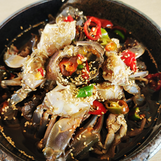 전남 여수 수제 국산 간장돌게장 2.2kg 동백식품