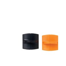 오리지널 Fiskars 종이 커터 스트레이트 블레이드 및 접이식 블레이드용 교체 블레이드 스트레이트 컷용 하이 프로파일 TripleTrack 오렌지/블랙 1003905, 1개