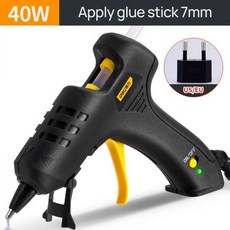 Deli 고온 히터 용융 핫 글루건 DIY 수리 도구 열 미니 건 접착제 스틱 핫멜트 20W 40W 60W 100W, 1개
