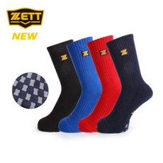 [AJY_4247101] (색상 : 레드) ZETT BSK-350NS 논슬립 패드 야구 양말 양말 스포츠양말 논슬립양말 논슬립패드양말 운동양말