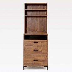 원스홈 카페 600 주방 서랍형 수납장+상부장_A형, 멀바우