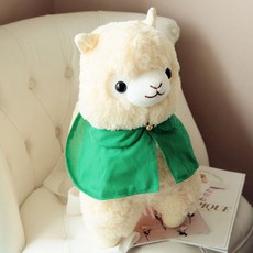 모찌모찌 바디필로우 애착인형 알파카 공룡 35cm 50cm, 망토 알파카 베이지, 35센티cm